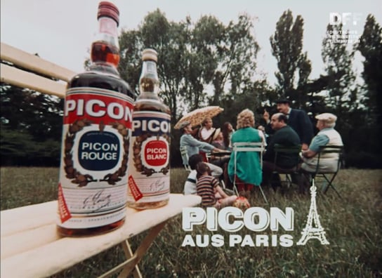 Screenshot aus "PICON Aperitifgetränk 71/3 [Picknick im Park]" (1971); Quelle: DFF