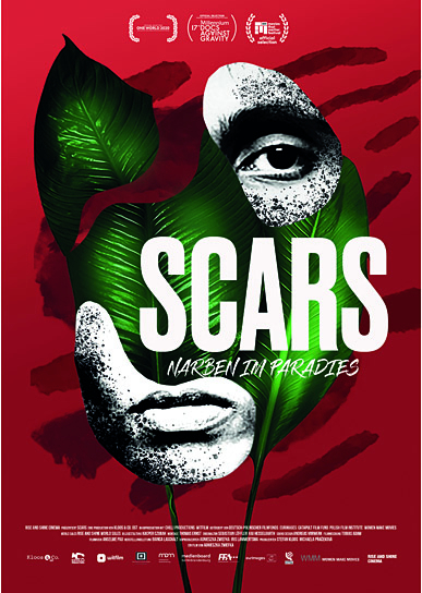 Filmplakat von "Scars" (2021); Quelle: Rise and Shine Cinema, DFF