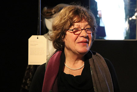 Am 29. Januar 2019 war Monika Jacobs anlässlich der Ausstellung "HAUTNAH. Die Filmkostüme von Barbara Baum" zu Gast im DFF - Deutsches Filminstitut & Filmmuseum.; Quelle: DFF, Foto: Jenni Ellwanger