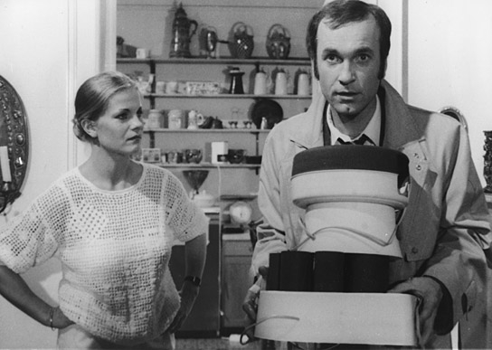 Astrid Höschel, Klaus-Dieter Klebsch in "Der Doppelgänger" (1985); Quelle: DFF, © DEFA-Stiftung, Christa Köfer