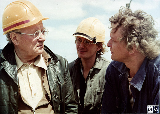 Roman Kaminski (rechts) in "Der Hut des Brigadiers" (1986); Quelle: DEFA-Stiftung, © DEFA-Stiftung, Jörg Erkens