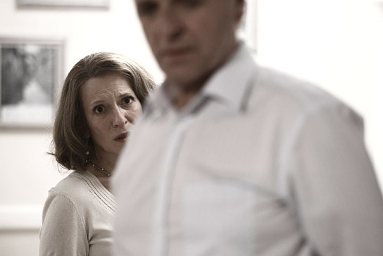 Dagmar Manzel, David Rasche in "Die verlorene Zeit" (2011);  Quelle: Movient Film, DFF, Foto: Tom Trambow