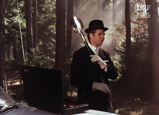 Screenshot aus "BAYERISCHE VEREINSBANK Geldgeschäfte 68/3 'Schatzgräber'" (1968); Quelle: DFF