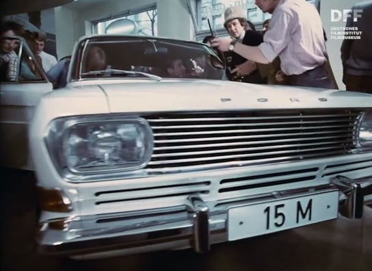 Screenshot aus "Ford 12 m und 15 m" (1970) Screenshot aus "Ford 12 m und 15 m" (1970); Quelle: DFF