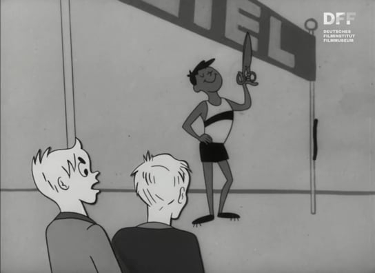 Screenshot aus "Ritter (Nr. 2 Läufer)" (1960); Quelle: DFF