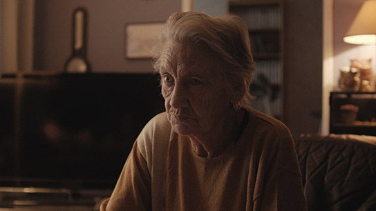 Ingrid Burkhard in "The Trouble with Being Born" (2020); Quelle: eksystent distribution, DFF, © PANAMA Film