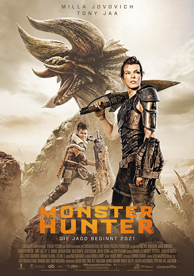Filmplakat von "Monster Hunter" (2020); Quelle: Constantin Film Verleih, DFF, © 2021 Constantin Film Verleih GmbH