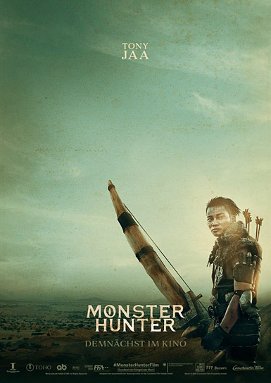 Teaserplakat von "Monster Hunter" (2020); Quelle: Constantin Film Verleih, DFF, © 2021 Constantin Film Verleih GmbH