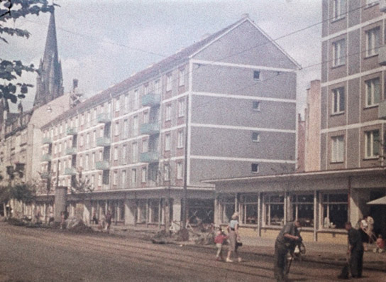 Screenshot aus "Allerlei Dresden" (1960); Quelle: SLUB Dresden, © SLUB Dresden, Filmverband Sachsen (Dresden), Hirsch Film (Dresden)