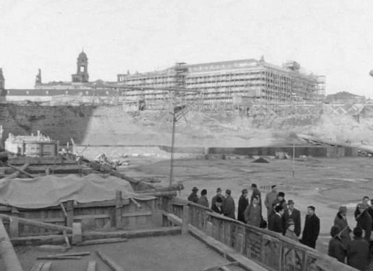 Screenshot aus "Dokumentation 1966/1967: Dresden, Rossendorf, Radebeul, Radeburg" (1967); Quelle: SLUB Dresden, © SLUB Dresden, Filmverband Sachsen (Dresden), Hirsch Film (Dresden)