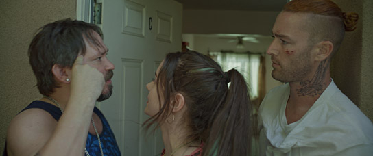 James Jordan, Aisling Franciosi, Jake McLaughlin (v.l.n.r.) in "Home" (2020); Quelle: Weltkino Filmverleih, DFF, © Augenschein Filmproduktion GmbH, Frank Griebe