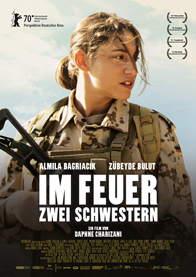 Filmplakat von "Im Feuer - Zwei Schwestern" (2020); Quelle: missingFILMs, DFF