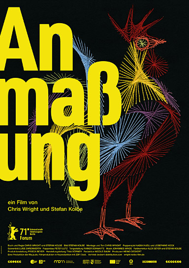Filmplakat von "Anmaßung" (2021); Quelle: GMfilms, DFF, © GMfilms Michael Höfner
