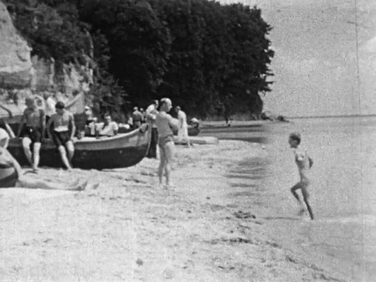 Screenshot aus "Schumi Maritza" (1938); Quelle: SLUB Dresden, © SLUB Dresden, Filmverband Sachsen (Dresden), Hirsch Film (Dresden)
