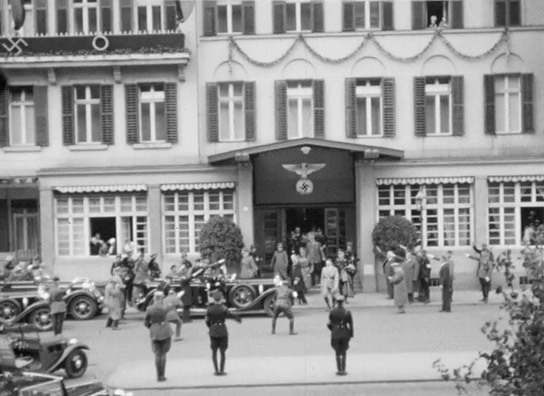 Screenshot aus "Adolf Hitler in Dresden am 30. Mai 1934" (1934); Quelle: SLUB Dresden, © SLUB Dresden, Filmverband Sachsen (Dresden), Hirsch Film (Dresden)
