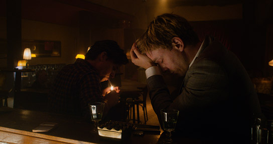 Tom Schilling, Albrecht Schuch (v.l.n.r.) in "Fabian oder Der Gang vor die Hunde" (2021); Quelle: DCM Film Distribution, DFF, © Lupa Film, Hanno Lentz, DCM