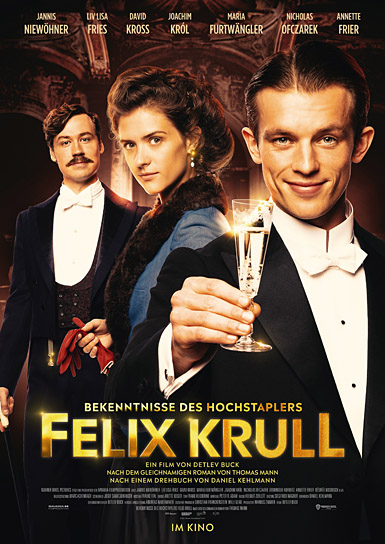 Filmplakat von "Bekenntnisse des Hochstaplers Felix Krull" (2021); Quelle: Warner Bros. Pictures Germany, DFF