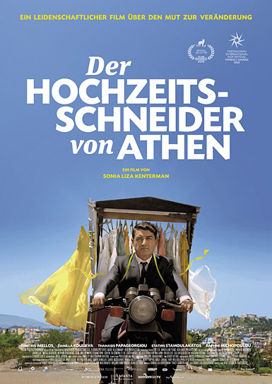 Filmplakat von "Der Hochzeitsschneider von Athen" (2020); Quelle: Neue Visionen Filmverleih, DFF