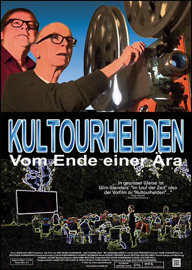 Filmplakat von "Kultourhelden - Vom Ende einer Ära" (2021); Quelle: Laser Hotline, DFF, © Laser Hotline