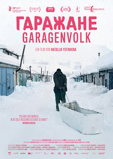 Filmplakat von "Garagenvolk" (2020); Quelle: missingFILMs, DFF