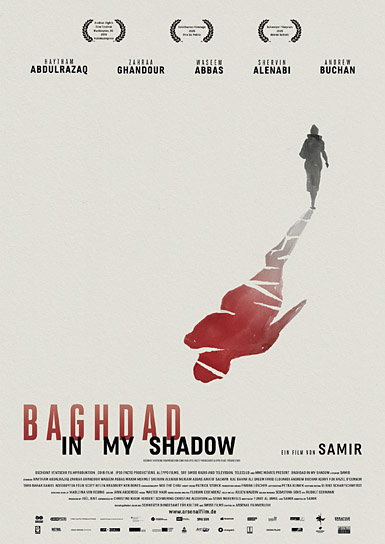 Filmplakat von "Baghdad In My Shadow" (2018); Quelle: Arsenal Filmverleih, DFF
