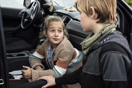 Charlotte Martz, Leander Pütz (v.l.n.r.) in "Die Pfefferkörner und der Schatz der Tiefsee" (2020); Quelle: Wild Bunch Germany, DFF, © Wild Bunch Germany 2020