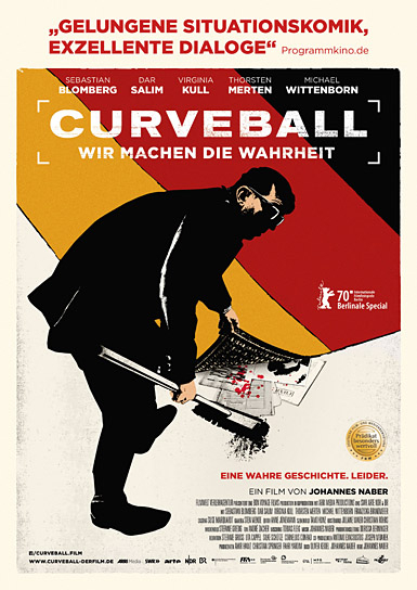 Filmplakat von "Curveball - Wir machen die Wahrheit" (2020); Quelle: Filmwelt Verleihagentur, DFF