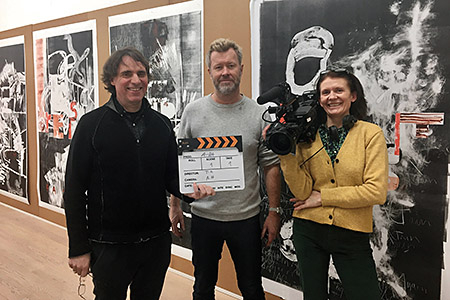 Thomas Robsahm (links), Aslaug Holm (rechts) haben gemeinsam Regie geführt bei "a-ha - The Movie" (2021); Quelle: Edition Salzgeber, DFF