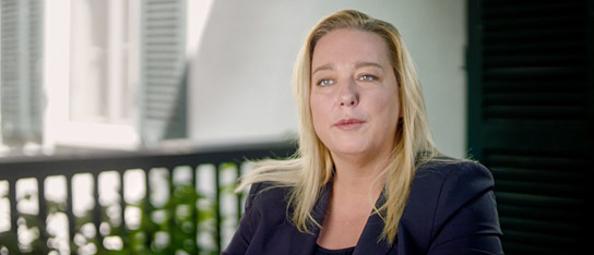 Katharina Wagner in "Wagner, Bayreuth und der Rest der Welt" (2021); Quelle: Filmwelt Verleihagentur, DFF, © Filmwelt Verleihagentur