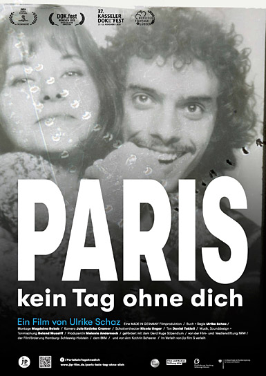 Filmplakat von "Paris - Kein Tag ohne Dich" (2020); Quelle: JIP Film und Verleih, DFF