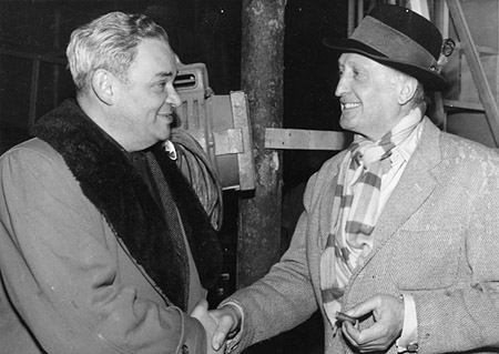 Fritz Kortner, Hans Albers (v.l.n.r.); Quelle: DFF
