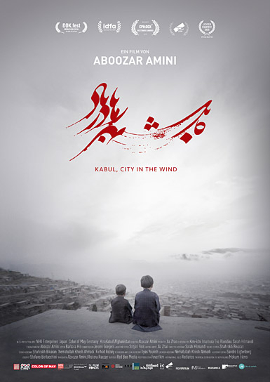 Filmplakat von "Kabul, City in the Wind" (2018); Quelle: JIP Film und Verleih, DFF