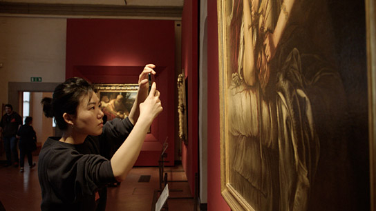 "In den Uffizien" (2021); Quelle: Piffl Medien, DFF, © zero one film