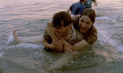Mara Widmann (vorne rechts) in "Tourist" (2012); Quelle: Christin Freitag, © Deutsche Film- und Fernsehakademie Berlin GmbH (dffb)