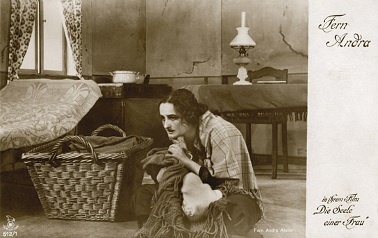 Fern Andra in "Die Seele einer Frau" (1916); Quelle: DFF