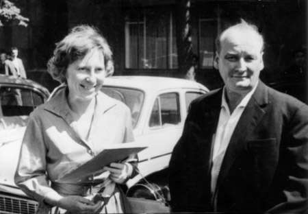 Annelie und Andrew Thorndike 1963 in Moskau; Quelle: FMP