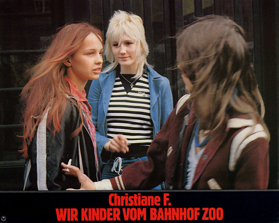 Natja Brunckhorst (links) in "Christiane F. - Wir Kinder vom Bahnhof Zoo" (1981)