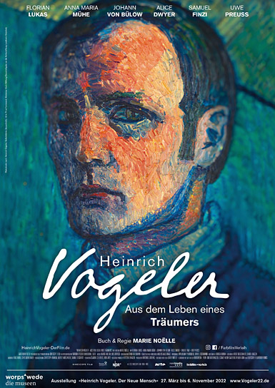  Filmplakat von "Heinrich Vogeler - Aus dem Leben eines Träumers" (2022); Quelle: farbfilm verleih, DFF