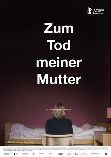 Filmplakat von "Zum Tod meiner Mutter" (2022); Quelle: Grandfilm, DFF