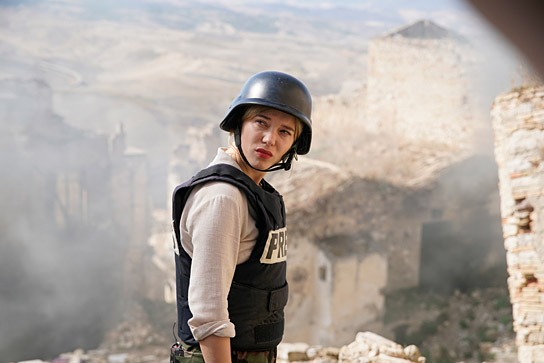 Léa Seydoux in "France" (2021); Quelle: MFA+ Filmdistribution, DFF, Foto: R. Arpajou, © 3B Productions