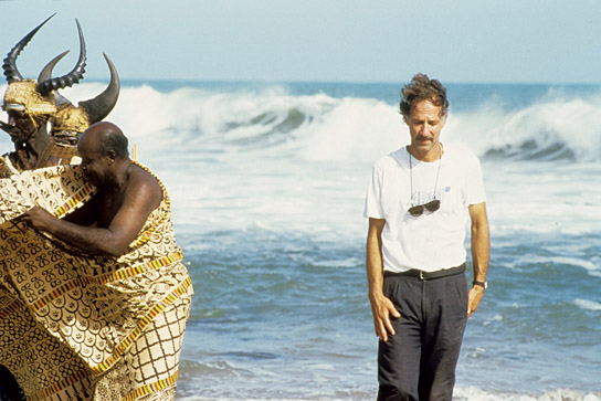 Werner Herzog bei den Dreharbeiten zu "Cobra Verde" (1987)