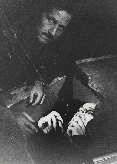 Werner Herzog, Klaus Kinski (v.l.n.r.) bei den Dreharbeiten zu "Nosferatu - Phantom der Nacht" (1978)