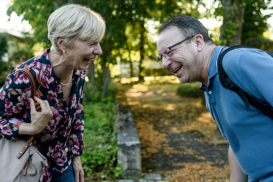 Ulrike Willenbacher, Zbigniew Zamachowski (v.l.n.r.) in "Da kommt noch was" (2021)