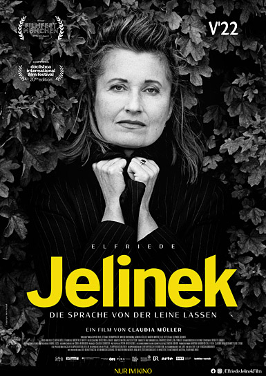 Filmplakat von "Elfriede Jelinek –  Die Sprache von der Leine lassen" (2022)
