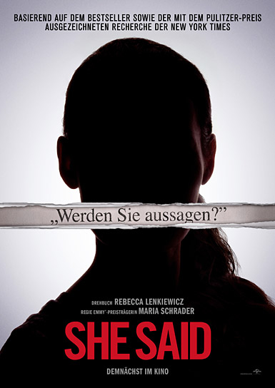 Teaserplakat von "She Said" (2022)