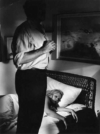 John van Dreelen, Elke Haltaufderheide (v.l.n.r.) in "Nachtschatten" (1972)