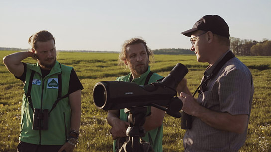 Norbert Schäffer (rechts) in "Vogelperspektiven" (2022)