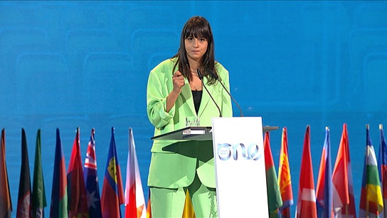 Sara Mardini in "Sara Mardini - Gegen den Strom" (2023)