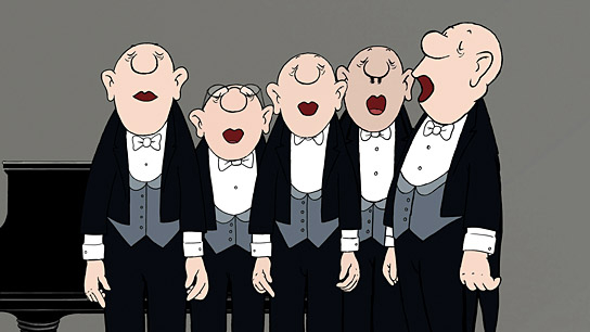 "Comedian Harmonists" ("Loriots große Trickfilmrevue", 2023)