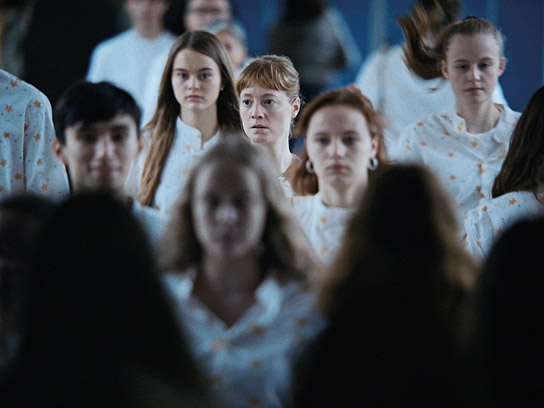 Leonie Benesch (Mitte) in "Das Lehrerzimmer" (2023)